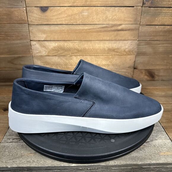 Wolf & Shepherd Men’s Size US 8 'Cruise' Slip On Blue Mules Shoes Leather - Picture 1 of 10